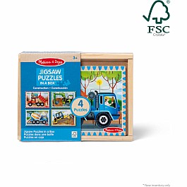 Construction Jigsaw Puzzles in a Box