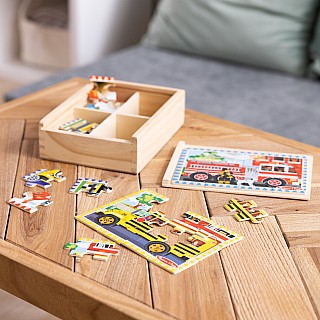 Vehicles Jigsaw Puzzle In A Box