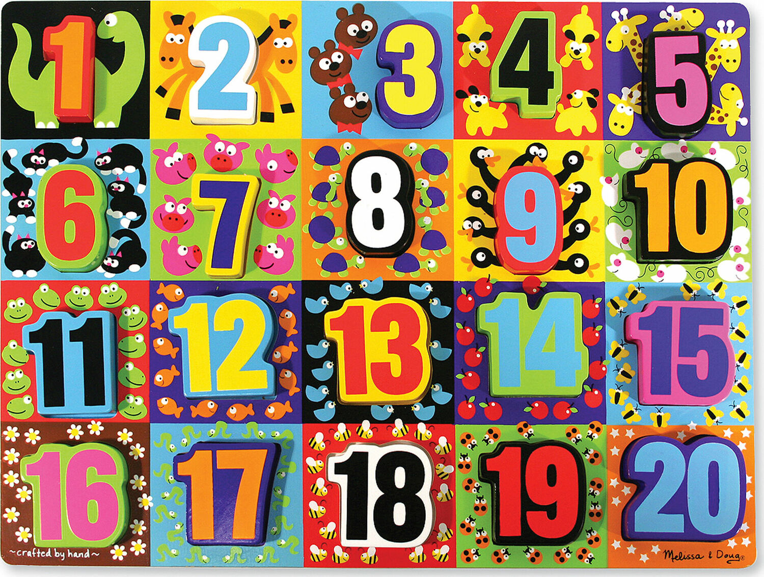 Jumbo Numbers Chunky Puzzle Raff And Friends