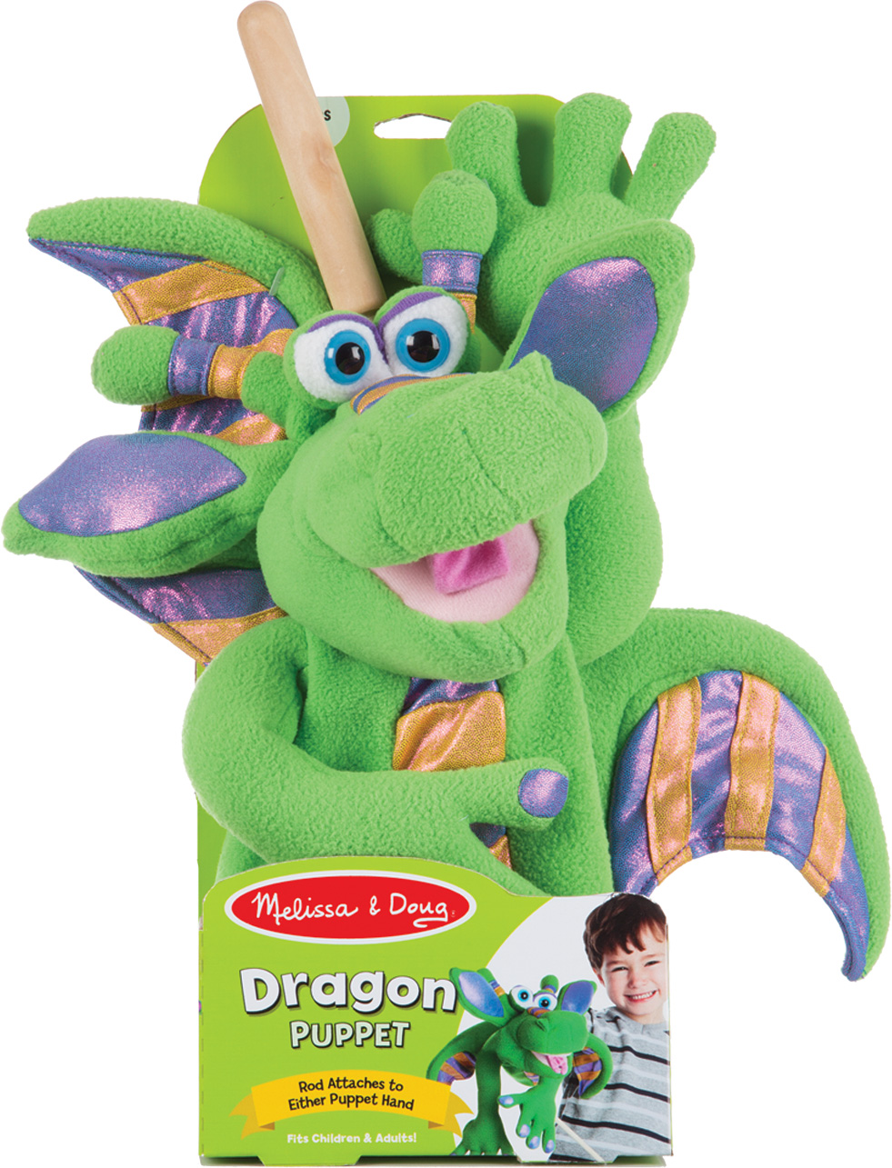 SMOULDER THE DRAGON PUPPET