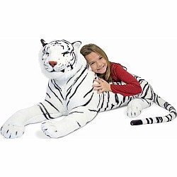 White Tiger Giant Stuffed Animal