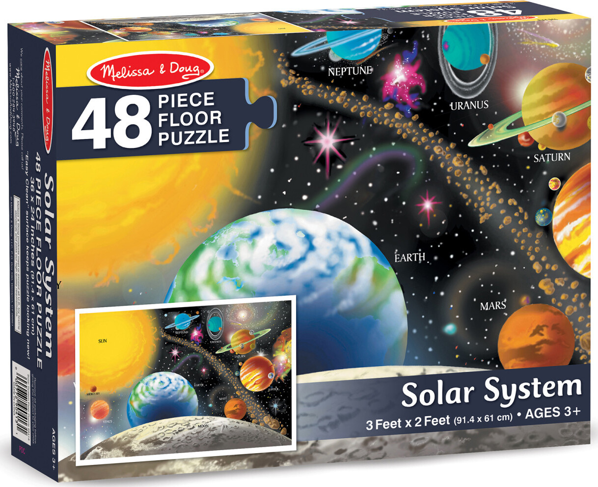 Solar System Floor Puzzle 48 Pc Smart Kids Toys