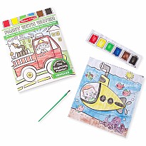 Vehicles Paint with Water Kids' Art Pad