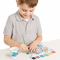 Vehicles Paint with Water Kids' Art Pad