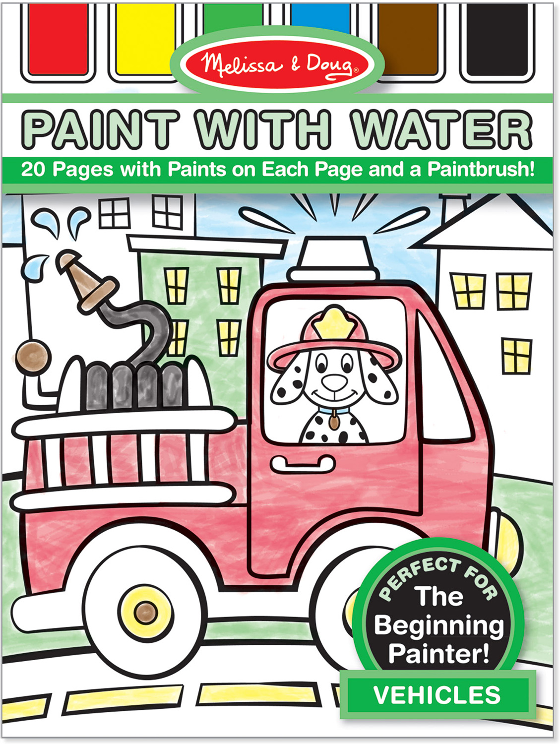 Paint With Water, Vehicles - Melissa & Doug