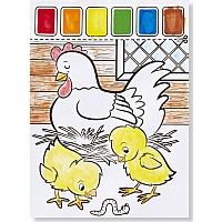 Paint with Water - Farm Animals