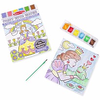 Princess Paint with Water Kids' Art Pad