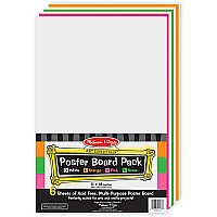 Poster Board Pack (6 Sheets 4 Colors)