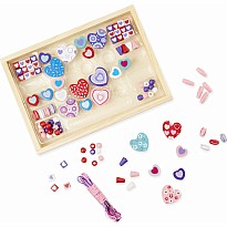 Created by Me! Heart Beads Wooden Bead Kit