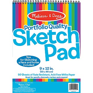 Quality Spiral-Bound Sketch Pad