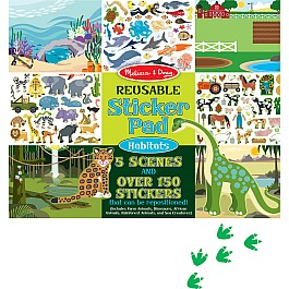 Reusable Sticker Pad Habitats