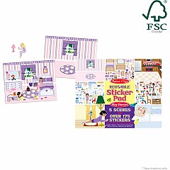 Reusable Sticker Pad - Play House!