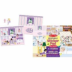 REUSABLE STICKER PAD - PLAY HOUSE 