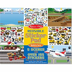 Reusable Sticker Pad - Vehicles