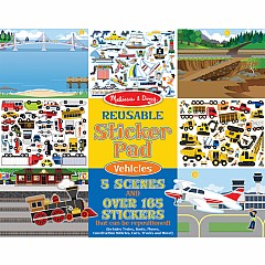 Reusable Sticker Pad - Vehicles