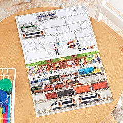 Reusable Sticker Pad - Vehicles