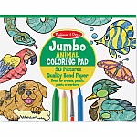 Jumbo Coloring Pad  Animal