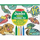 Jumbo Coloring Pad Animals