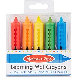 Learning Mat Crayons