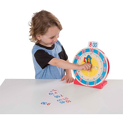 Turn & Tell Wooden Clock