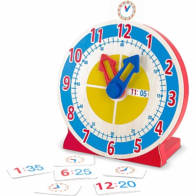 Turn & Tell Wooden Clock