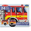 Giant Fire Truck 24 pc Floor Puzzle