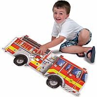 24 pc Giant Fire Truck Floor Puzzle 