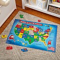 U.S.A Map Floor Puzzle - 51 pc