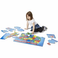 U.S.A. (United States) Map Floor Puzzle - 51 Pieces