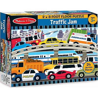 Traffic Jam Floor Puzzle - 24 Pieces