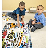 Traffic Jam Floor Puzzle - 24 Pieces