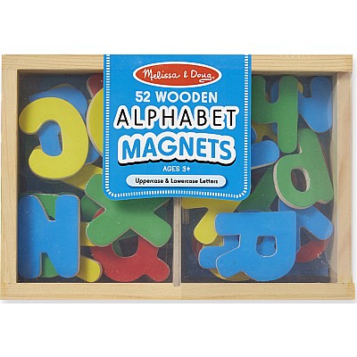 Wooden Letter Alphabet Magnets