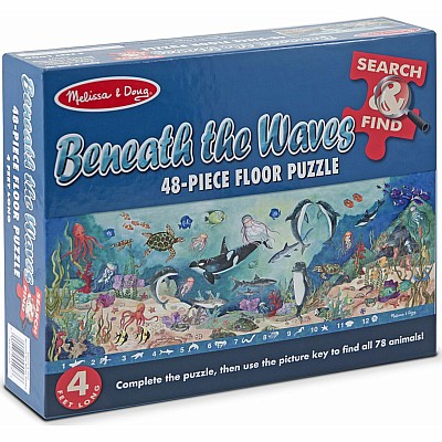 Beneath the Waves Search & Find Floor Puzzle - 48 pieces