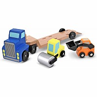 Low Loader Wooden Vehicles Play Set
