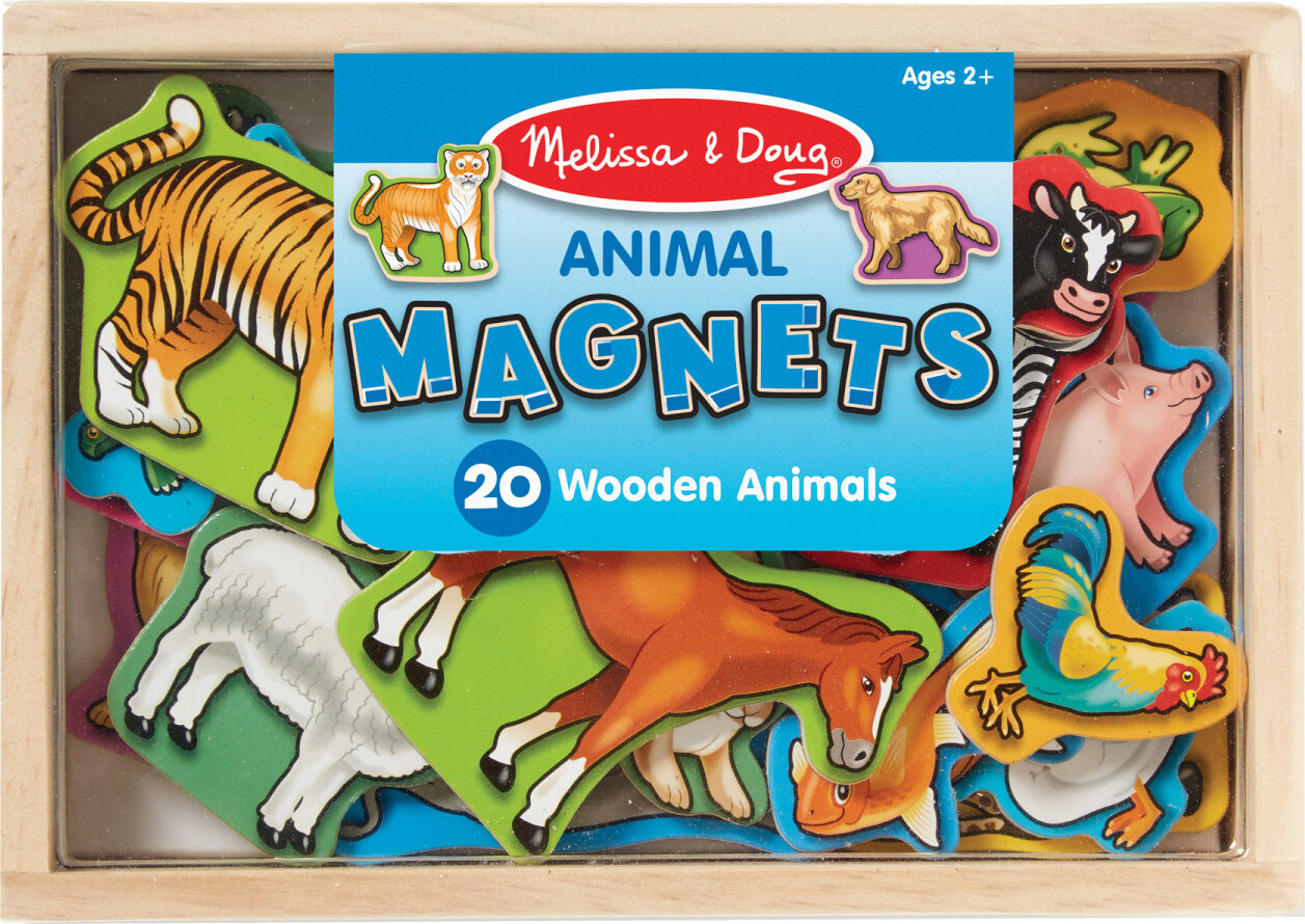 Wooden Animal Magnets - Givens Books and Little Dickens