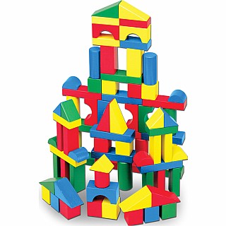 100 Piece Wood Blocks Set