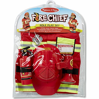 Fire Chief Role Play Costume Set