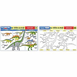 Dinosaurs Color-A-Mat