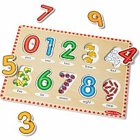 See-Inside Numbers Peg Puzzle (assorted)
