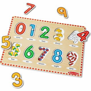 See-Inside Numbers Peg Puzzle (assorted)