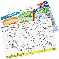 Placemat - Dinosaurs Color-A-Mat