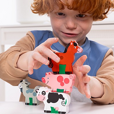 Wooden Animal Matching Farm
