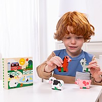 Wooden Animal Matching Farm