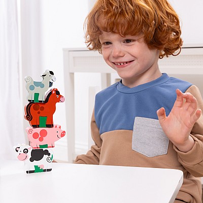 Wooden Animal Matching Farm