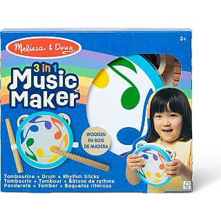 3-in-1 Wooden Music Maker