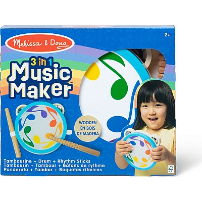 3-in-1 Wooden Music Maker