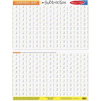 Subtraction Problems Write-A-Mat (Bundle of 6)