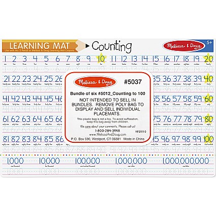 WRITE-A-MAT- COUNTING TO 100