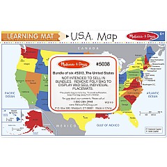Learning Mat U.S.A. Map