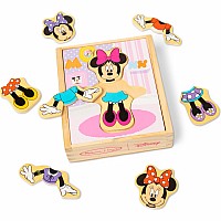 Disney Minnie Wooden Mix & Match Dress-Up Puzzle